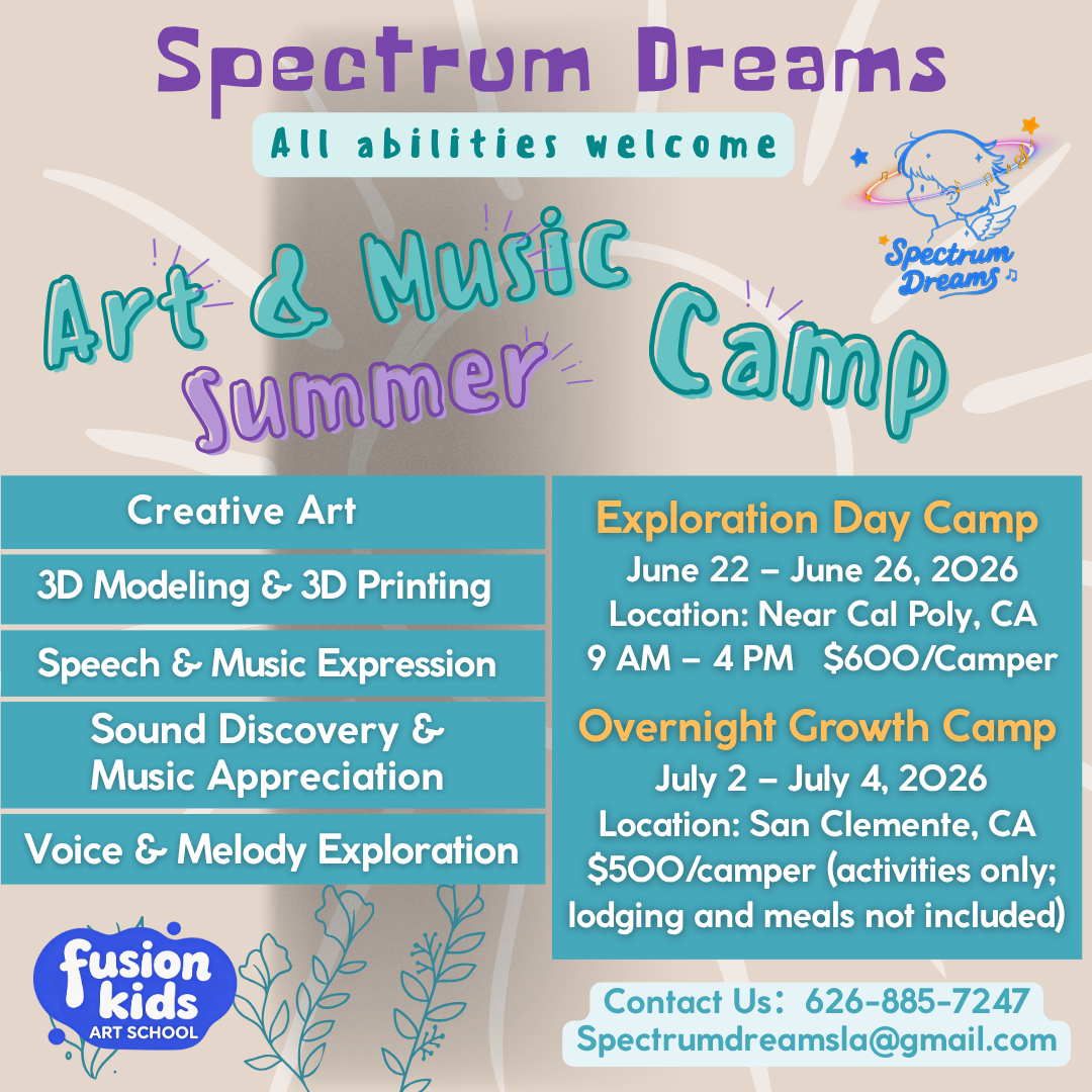 Poster for Art & Music Summer Camp 2026